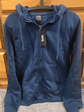 Bench Navy Zip-Up Hoodie